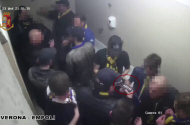Ultras arrestati a Verona, le immagini dello spaccio al Bentegodi