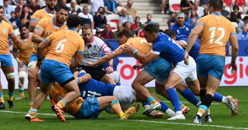 L’Italrugby vince ancora ai Mondiali, Uruguay battuto 38-17