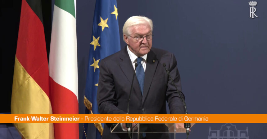 Steinmeier “Amicizia Italia-Germania contro i nazionalismi”
