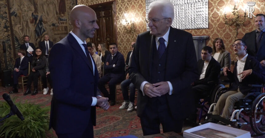 Mattarella incontra i giovani disabili di Città di Castello