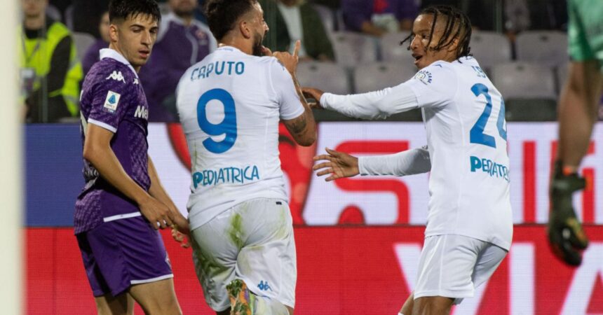 L’Empoli vince 2-0 a Firenze, in gol Caputo e Gyasi