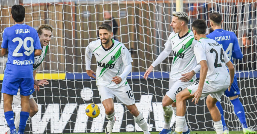 Al Castellani festival del gol, Empoli-Sassuolo 3-4