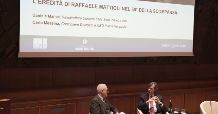 Intesa Sanpaolo ricorda Raffaele Mattioli a 50 anni dalla scomparsa