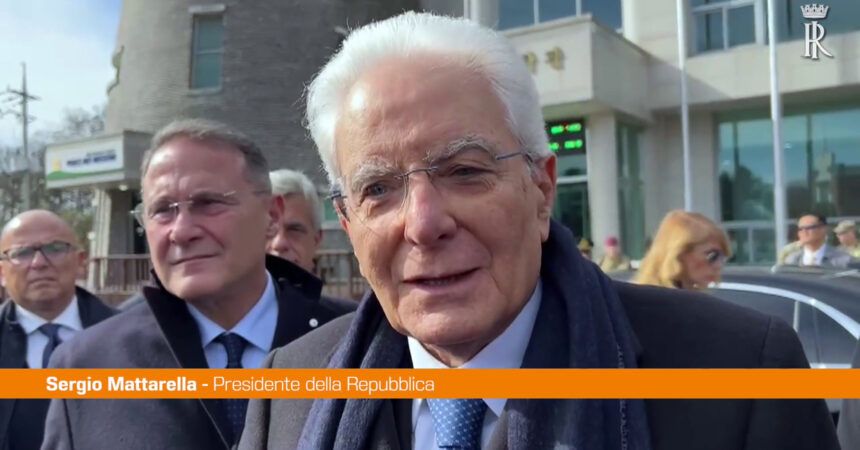 Mattarella “Con guerra mai conclusa c’è rischio di nuove violenze”