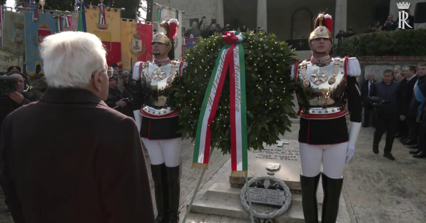 Liberazione, Mattarella omaggia caduti della battaglia di Monte Lungo