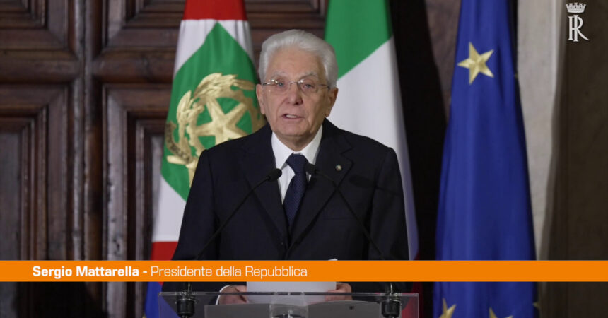 Mattarella “Ho fiducia nell’Italia, ha le risorse per il tempo nuovo”