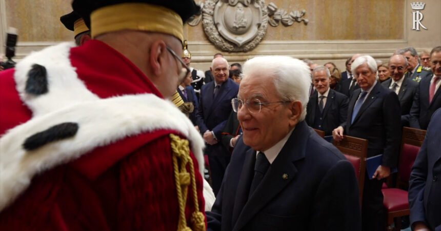 Cassazione, Mattarella all’inaugurazione dell’anno giudiziario