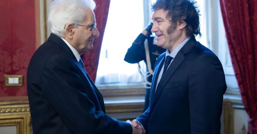 Mattarella incontra il presidente argentino Milei