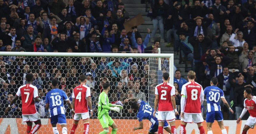 Porto-Arsenal 1-0, decide Galeno in pieno recupero