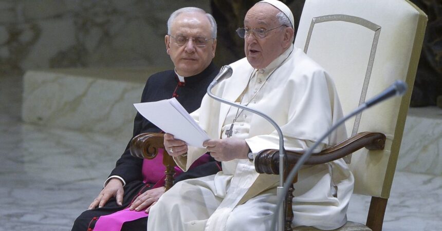 Papa “Orrore guerra in Ucraina e Terra Santa, preghiamo per la pace”