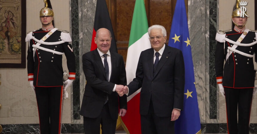Mattarella a Scholz “Solidi rapporti tra Italia e Germania”