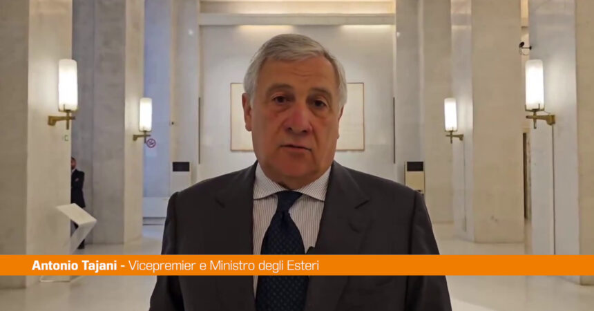 Medio Oriente, Tajani “L’Italia lavora per la pace”