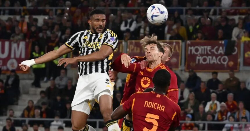 Bremer risponde a Lukaku, Roma-Juventus 1-1