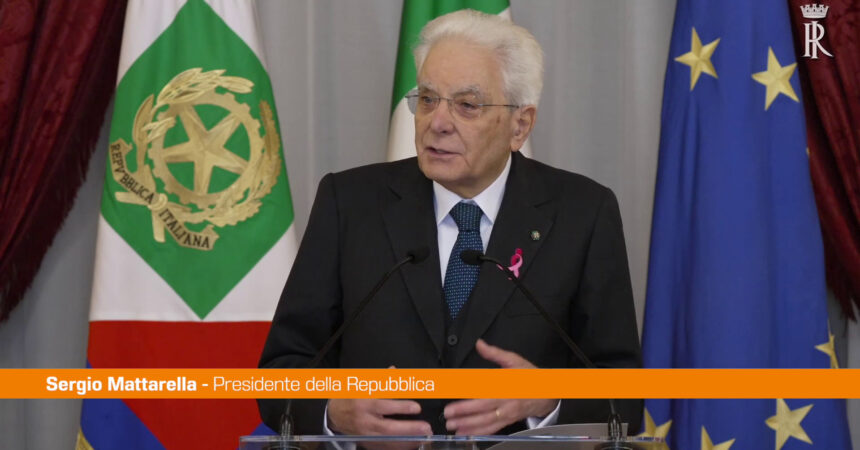 Mattarella “Rafforzare la rete contro il tumore al seno”