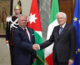 Mattarella incontra il Re di Giordania Abdullah II al Quirinale