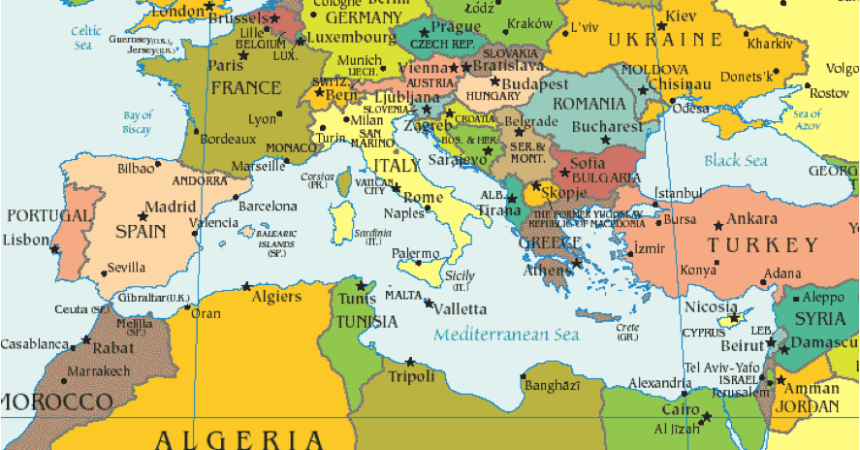 Mediterraneo, Agenda settimanale dal 30 marzo al 5 aprile