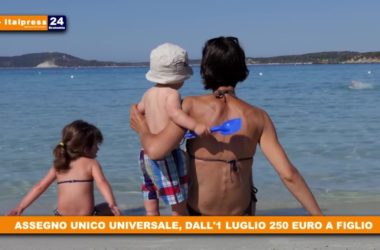 Assegno unico: 250 euro per ogni figlio fino a 21 anni di età