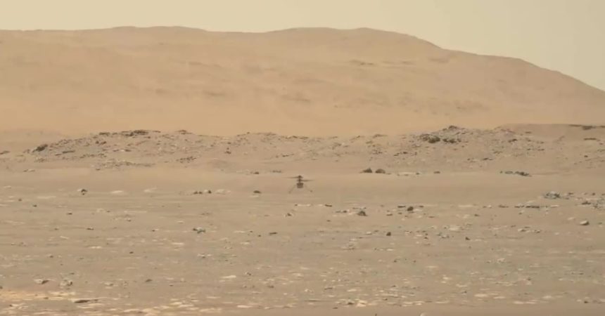 Ingenuity Mars, il primo video dell’elicottero della Nasa in volo su Marte