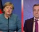 Per Draghi e Merkel affrontare insieme i problemi globali