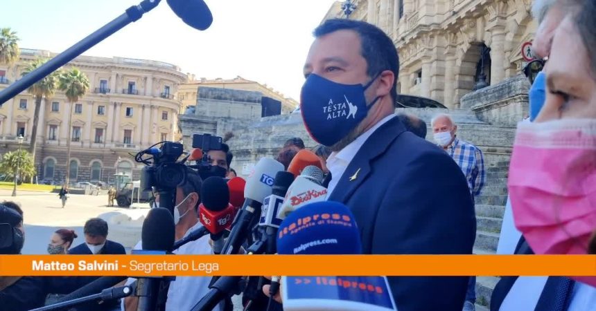 Giustizia, Salvini “Vogliamo riforma per processi più veloci”