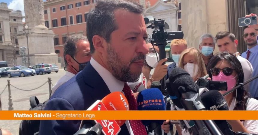 Ddl Zan, Salvini: “Se Letta si ostina affossa la legge”