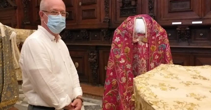 Il prefetto di Palermo Forlani in visita al museo di Casa Professa