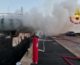 Imbarcazione in fiamme a Olbia, nessun ferito