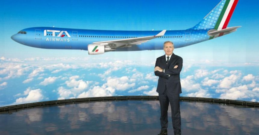 Nasce ITA Airways, livrea azzurra per la nuova compagnia di bandiera