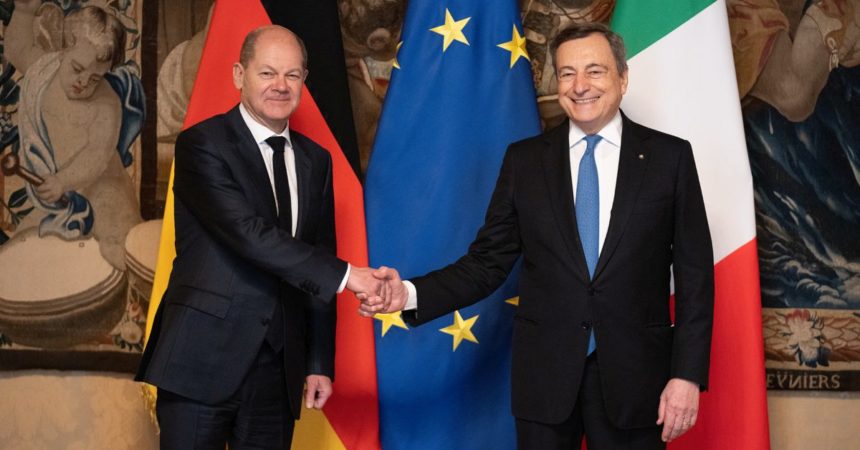 Draghi incontra Scholz “Accelerare l’integrazione europea”