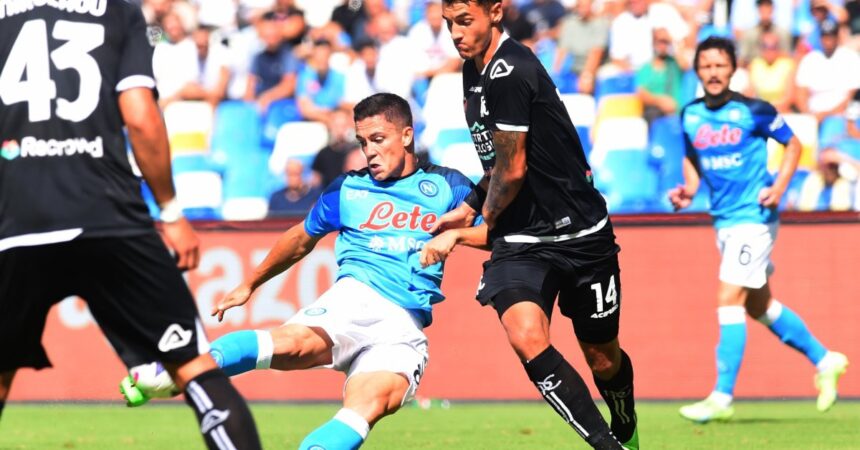 Raspadori in gol all’89°, Napoli-Spezia 1-0