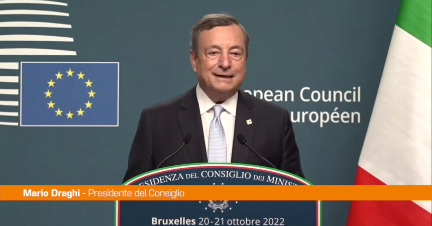 Draghi “L’Italia deve essere al centro del progetto europeo”