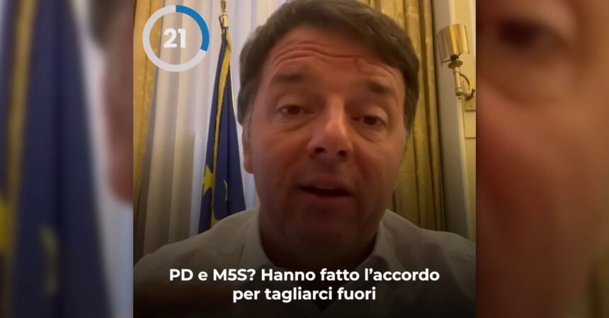 Camere, Renzi “Pd e M5S escludono il Terzo Polo dalle vicepresidenze”