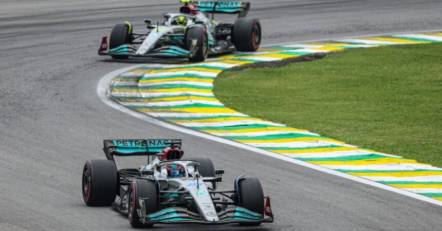 In Brasile vince Russell davanti a Hamilton, Sainz e Leclerc