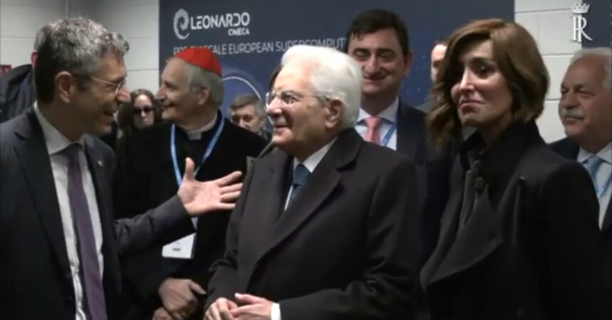 Mattarella inaugura il supercomputer europeo Leonardo
