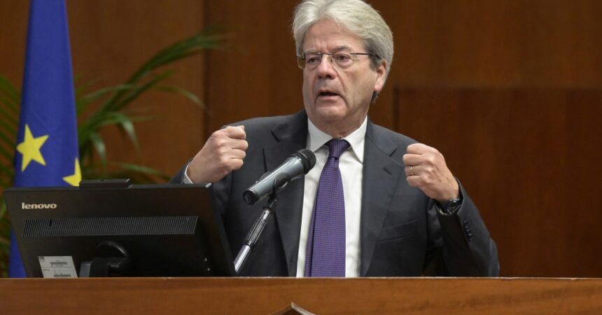 Ue, Gentiloni “Governo italiano saprà rispettare gli obiettivi Pnrr”
