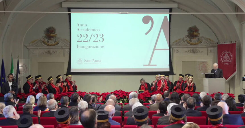 Inaugurato l’anno accademico della Scuola Sant’Anna di Pisa