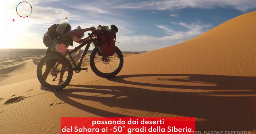 Dal Sahara alla Siberia, il viaggio in bicicletta di Lorenzo Barone