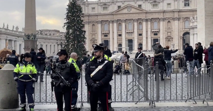 Benedetto XVI, misure di sicurezza imponenti in piazza San Pietro