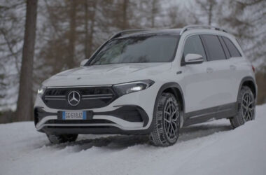 Mercedes protagonista sulle nevi delle Dolomiti