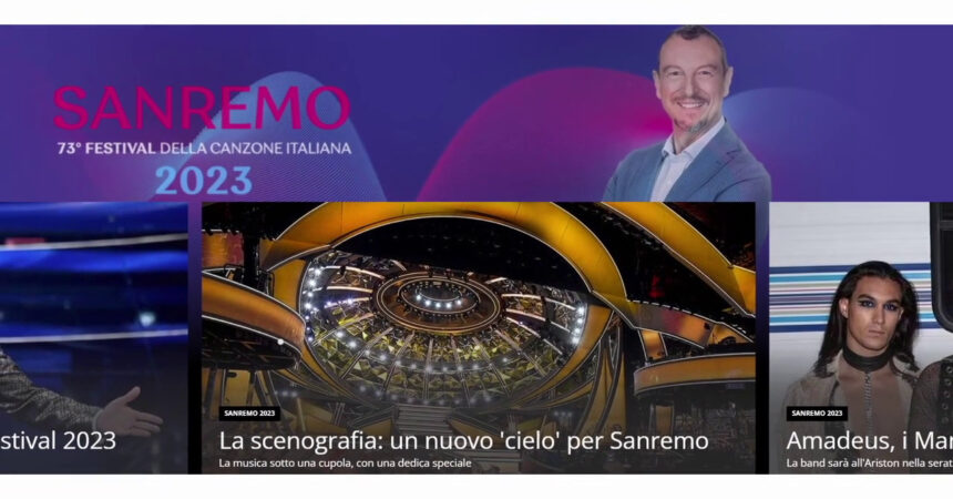 Il Festival di Sanremo genera 60 milioni di ricavi