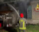 Pescara, incendio distrugge una struttura abbandonata