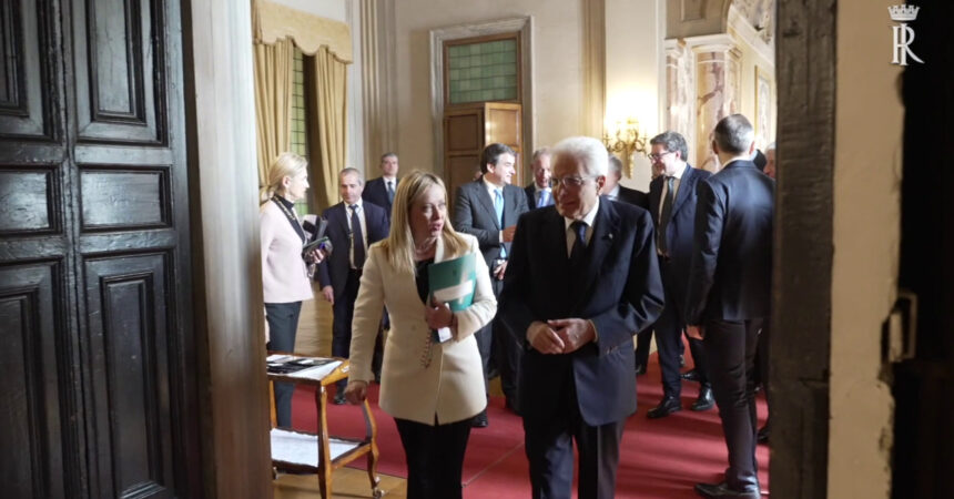 Mattarella incontra Meloni e ministri in vista del Consiglio Ue