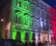 Unità d’Italia, la facciata di Palazzo Madama illuminata col tricolore