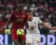 Roma-Milan 1-1, Abraham e Saelemaekers in gol nel recupero