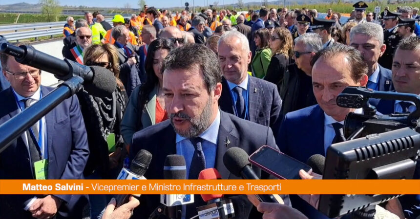 Infrastrutture, Salvini “L’Italia del sì è con noi”