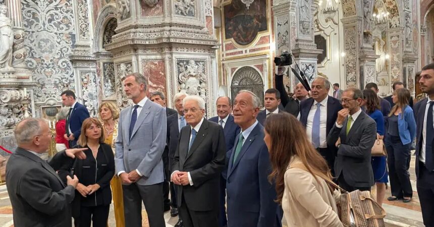 A Palermo Mattarella, il re di Spagna e il presidente del Portogallo