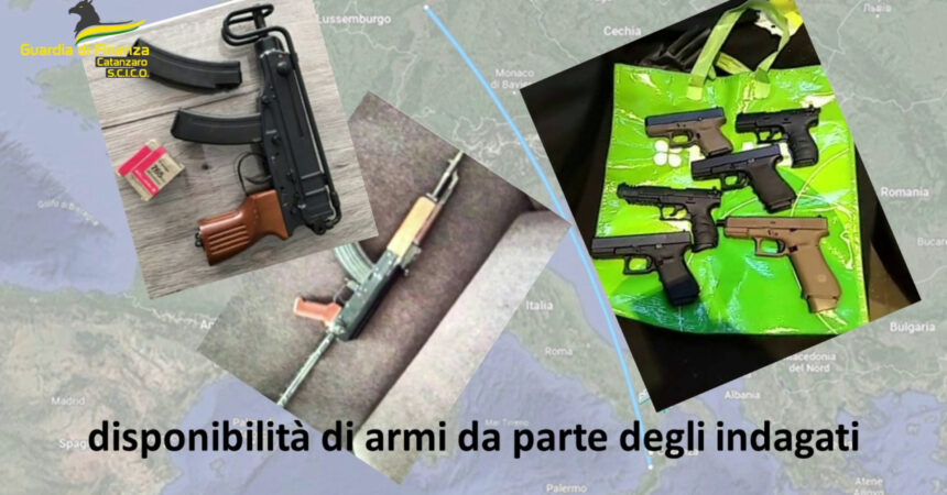 Traffico di droga e armi, 25 arresti tra Italia ed Europa