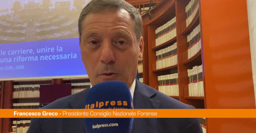 Greco “Serve la separazione delle carriere per un giusto processo”