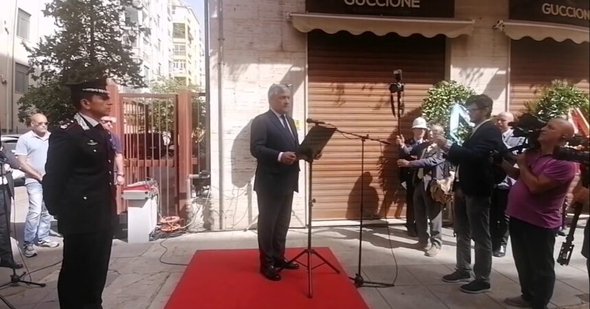 Tajani “Messina Denaro è in carcere anche grazie a Rocco Chinnici”