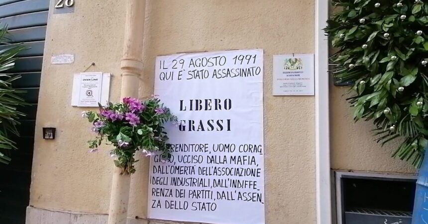32 anni fa l’assassinio di Libero Grassi, imprenditore che disse no al racket
